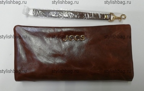 Коричневый кошелек на молнии JCCS js-3205brown