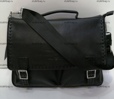 Мужская сумка портфель из кожи Giorgio Armani