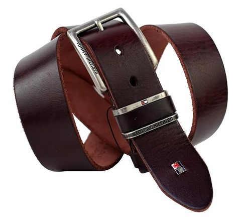 Мужской ремень из телячьей кожи Tommy Hilfiger 60025
