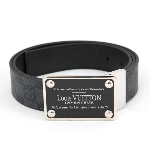 ремень Louis Vuitton Canvas with glass black