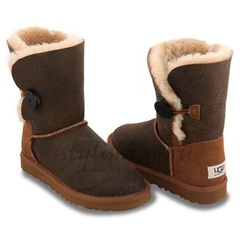 Женские угги UGG Bailey Button Bomber Chestnut