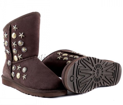 Женские угги UGG Jimmy Choo Starlit Chocolate
