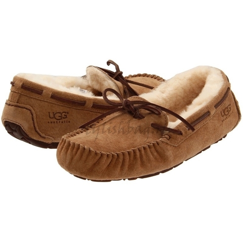 Женские угги UGG Mocassins Dacota Chestnut