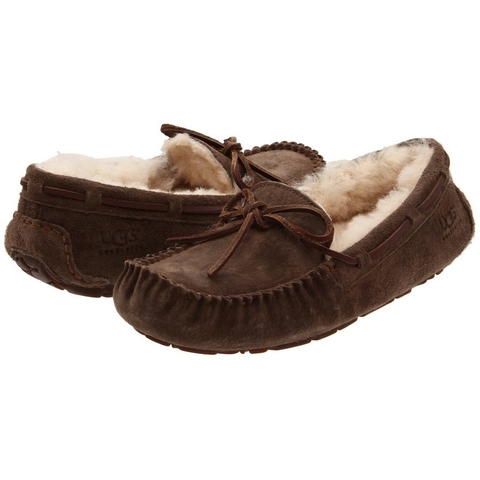 Женские угги UGG Mocassins Dacota Chocolate