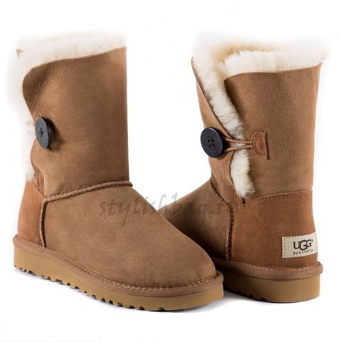 Женские угги UGG Women's Bailey Button Chestnut