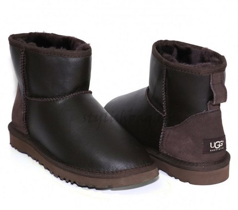 Женские угги UGG Classic Mini Metallic Chocolate