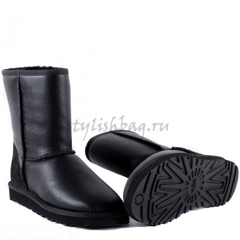 Женские угги UGG Women's Short Metallic Black
