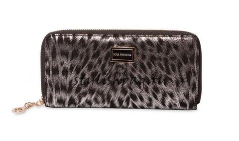 Женский кошелек на молнии Nina Farmina 2NF9285-100Black