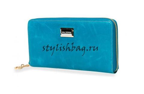 Женский кошелек на молнии Nina Farmina 2NF9285JBlue