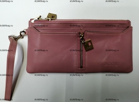 Женский кошелек розового цвета JCCS j-0204pink